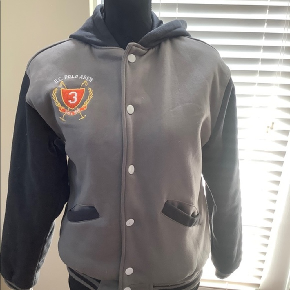Navy and Gravy Baseball Bomber Jacket